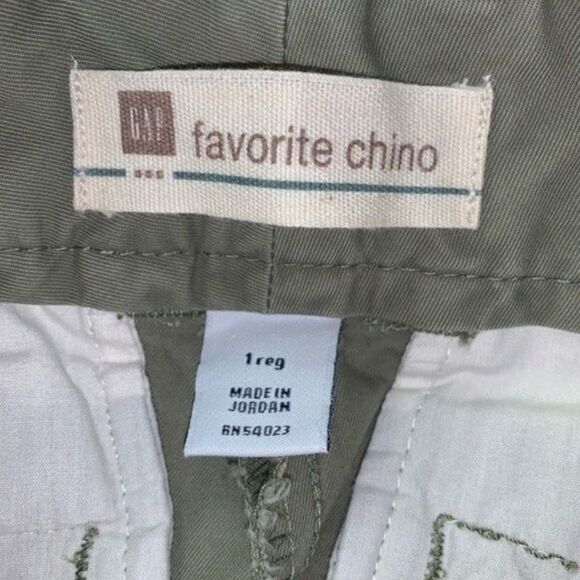 GAP Favorite Chino Pants Green NEW Women Size 1R Minimalist Low Rise Workingcore - Picture 4 of 7